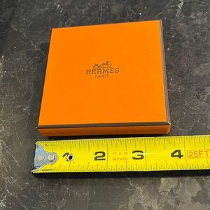 Small Hermes orange box. Perfect condition.
